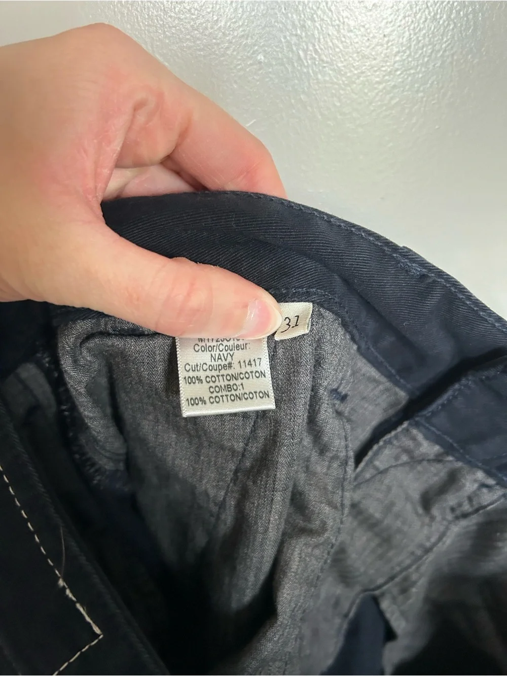 rag & bone Men’s Navy Standard Issue Chino Dress Pants